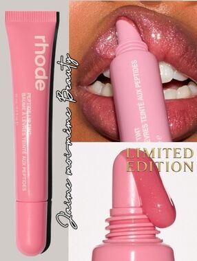 RHODE Limited Edition Sweet Pea Peptide Tint Lip Balm - Baby Pink Shimmer